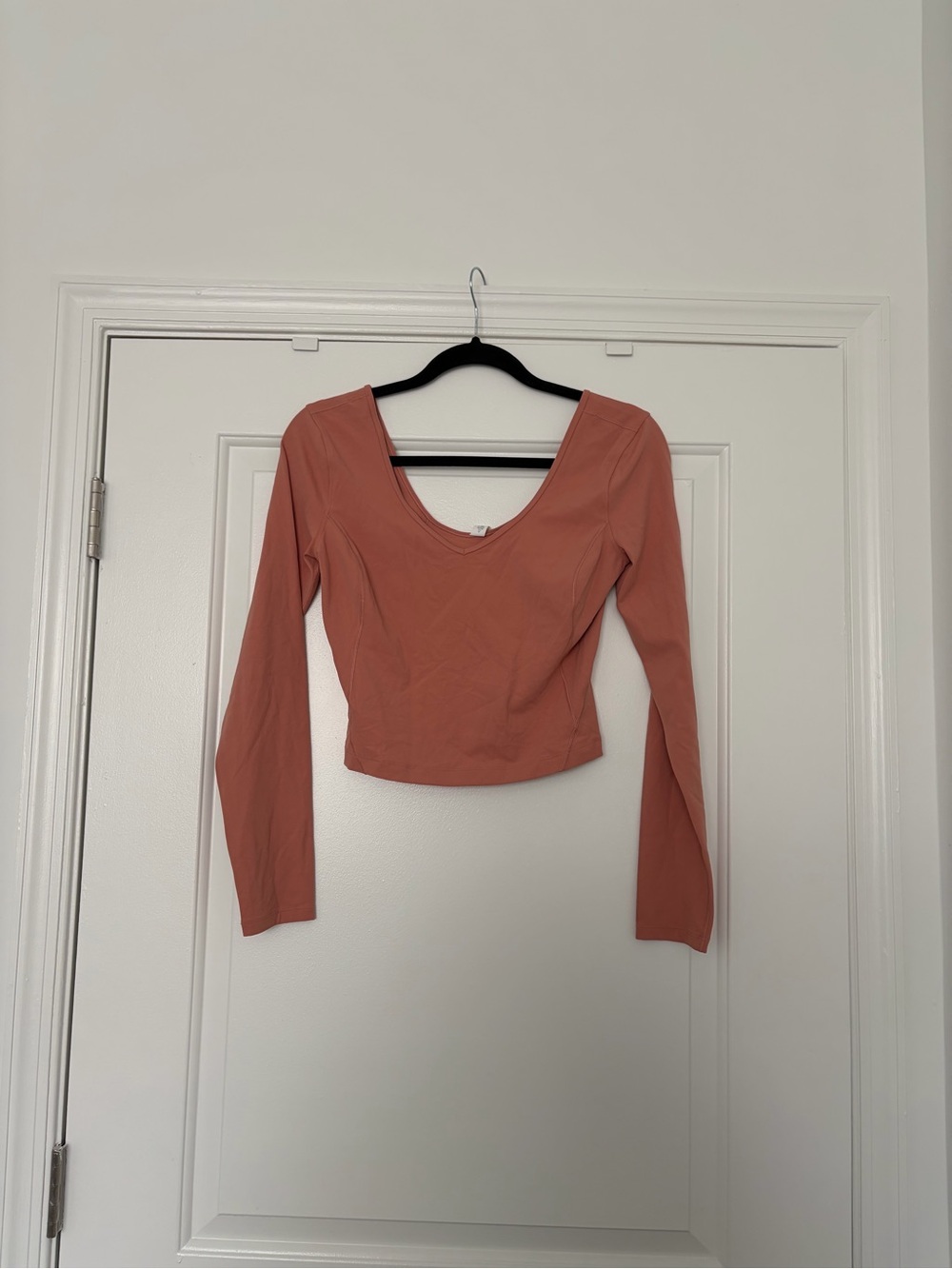lululemon athletica Long-Sleeve V-Neck Crop Top